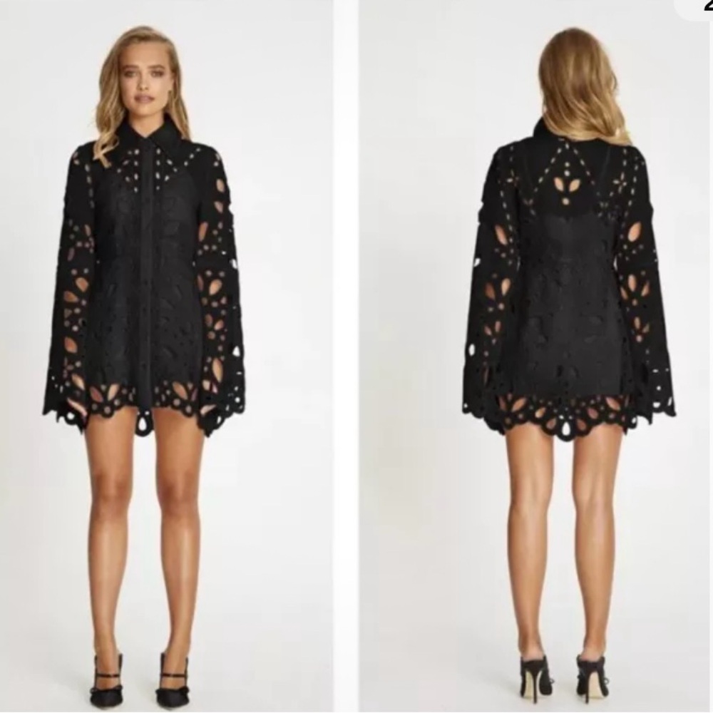 Super hard to find Alice McCall Baudelaire Mini Dress in black.